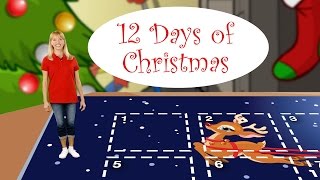 Twelve Days of Christmas  Fun Animated Kids Song [upl. by Ainolloppa11]