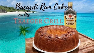 Bacardi Rum Cake on the Traeger Grill [upl. by Lynett211]