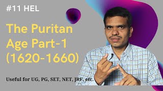 The Puritan Age Part1 Historical Background amp Features [upl. by Baillie]