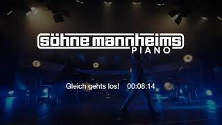 Söhne Mannheims Piano  StreamingKonzert aus dem Capitol Mannheim [upl. by Umeh]