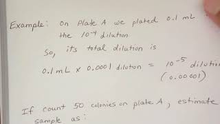 Lab 3 cfu calculations [upl. by Aiyn356]