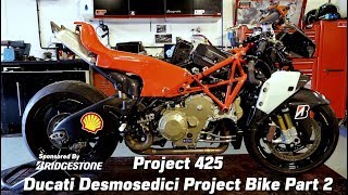 Ducati Desmosedici RR Rebuild Project Part 2 [upl. by Ahsatam29]