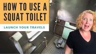 How to use a squat toilet [upl. by Enia376]