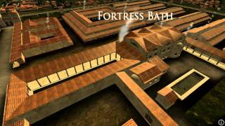 Animation of ancient Roman Fort in Caerleon Wales [upl. by Ednargel]