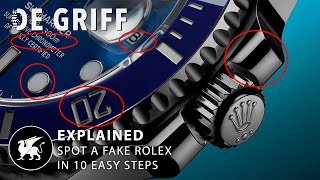 Griff Talks How To Spot A Fake Rolex In 10 Steps [upl. by Jelene]