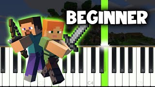 Mice On Venus  Minecraft Theme  Very Easy Piano tutorial [upl. by Dib]