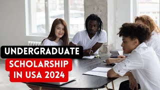 Fully Funded Undergraduate Scholarship in USA 2024 [upl. by Imoen340]