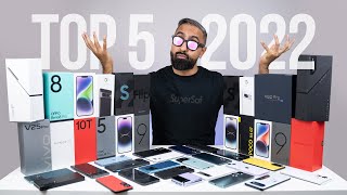 Top 5 BEST Smartphones of 2022 [upl. by Crispin]