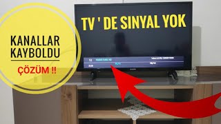 Televizyonda kanallar KAYBOLDU  ÇÖZÜM VESTEL  HILEVEL [upl. by Suinuj]