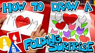 How To Draw A Mothers Day Folding Surprise [upl. by Finegan]