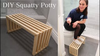 DIY Squatty Potty Using Scrap Wood [upl. by Anik]