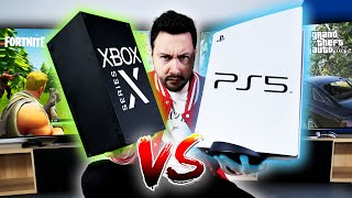 PS5 VS Xbox Series X  le Gros Comparatif  rapidité gameplay [upl. by Kessler]