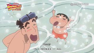 CRAYON SHINCHAN DANGEROUS HONEYMOON THE LOST DADDY Official Trailer  In Cinemas 11 July 2019 [upl. by Saito]