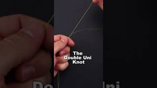 Fishing Knots The Double Uni Knot How to Tie Braid to Fluorocarbon or Braid to Mono [upl. by Ecydnarb]