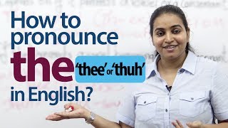 How to Pronounce quotthequot in English  English Pronunciation amp Grammar lesson [upl. by Picardi]