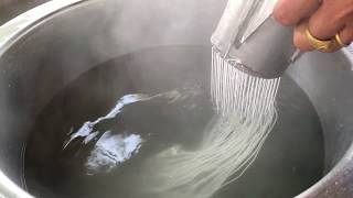 Thai Rice Flour Noodles Recipe [upl. by Cyprio]