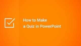 How to Make a Quiz in PowerPoint [upl. by Ydualc537]