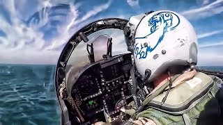 Jet Launch From USS Theodore Roosevelt • Cockpit View [upl. by Marietta]