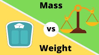 Difference between MASS and WEIGHT [upl. by Aokek]