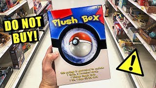 PLEASE DO NOT BUY THIS  Opening NEW Plush Box Pokemon Cards Boxes AT TARGET STORE [upl. by Durno220]