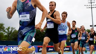 Holt seals the deal in the mens 1500m at the NYC Grand Prix  NBC Sports [upl. by Sisenej]