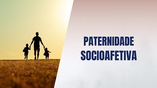 Paternidade socioafetiva [upl. by Festa348]