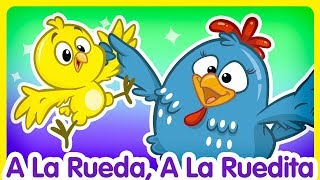 A La Rueda A La Ruedita  Oficial  Canciones infantiles de la Gallina Pintadita [upl. by Pozzy568]