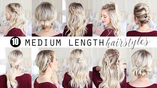 TEN Medium Length Hairstyles  Twist Me Pretty [upl. by Leemaj]