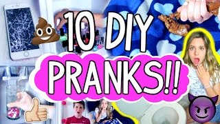 10 EPIC Pranks You NEED to Try  Sibling Prank Wars [upl. by Annasus868]