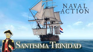 The ships of Naval Action The Santisima Trinidad [upl. by Elok]