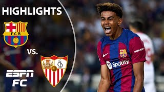 Barcelona vs Sevilla  LALIGA Highlights  ESPN FC [upl. by Ainatit174]