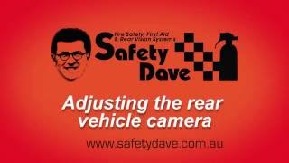 How to adjust a rear vehicle camera to perfection  Installing  Safety Dave Australia [upl. by Assillim]