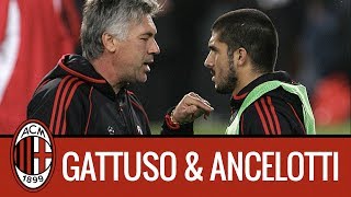 Gattuso amp Ancelotti Epic moments AC Milan Legends [upl. by Etti]