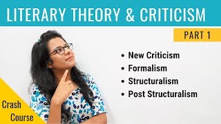 Literary Theory amp Criticism Crash Course for UGC NET English Part 1 [upl. by Oneill]