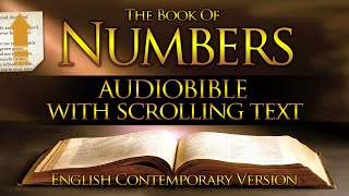 Holy Bible Audio NUMBERS 1 to 36  With Text Contemporary English [upl. by Dollie]