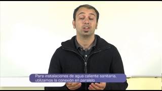 Tipos de conexiones de colectores solares térmicos [upl. by Airot]