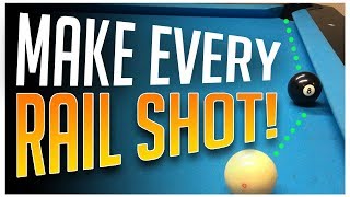 Pool Lessons  Make every Rail Shot [upl. by Ingalls]