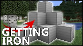 How To Get IRON In Minecraft [upl. by Sulakcin867]