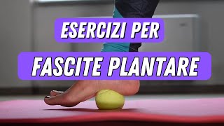 🔴ESERCIZI PER FASCITE PLANTARE [upl. by Claudette]