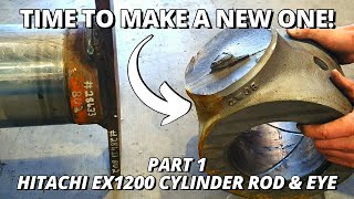 Making a BIG Hydraulic Cylinder Rod amp Eye  Part 1 [upl. by Curran649]