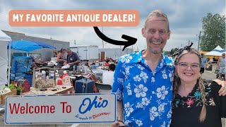 Ohios BIGGEST Flea Market Buying amp Selling Vintage and Antiques [upl. by Thomajan]