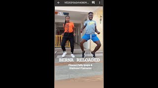 Flavour  Berna Reloaded feat Fally Ipupa amp Diamond Platnumz Dance Challenge [upl. by Dorran]