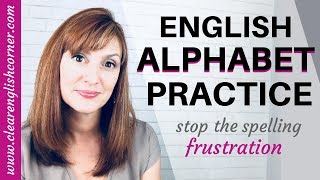 How to Say English Letters American English Alphabet Pronunciation [upl. by Jabin991]