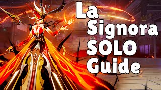 La Signora BOSS SOLO GUIDE  Genshin Impact [upl. by Vachell]