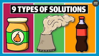 9 Types of Solution  Chemistry [upl. by Ute255]