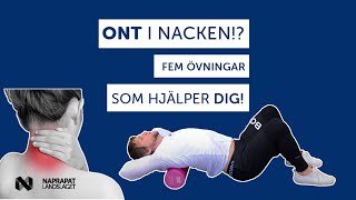 Övningar Som Hjälper vid Ont i Nacken [upl. by Ahsele]