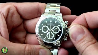 How to Wind a Rolex Watch and Set the Time amp Date – Submariner Datejust II Daytona amp GMT Master II [upl. by Verge]