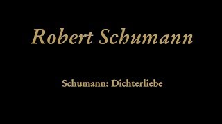 Robert Schumann  Dichterliebe Op 48 Im wunderschönen Monat Mai [upl. by Mame191]