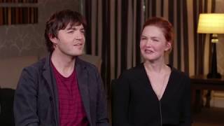 Tom Burke and Holliday Grainger  Strike Interview [upl. by Eduino]