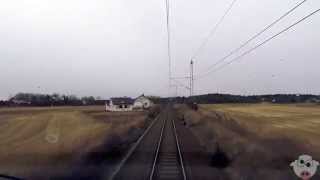 TRAIN DRIVERS VIEW Halden to Oslo [upl. by Barnabas]